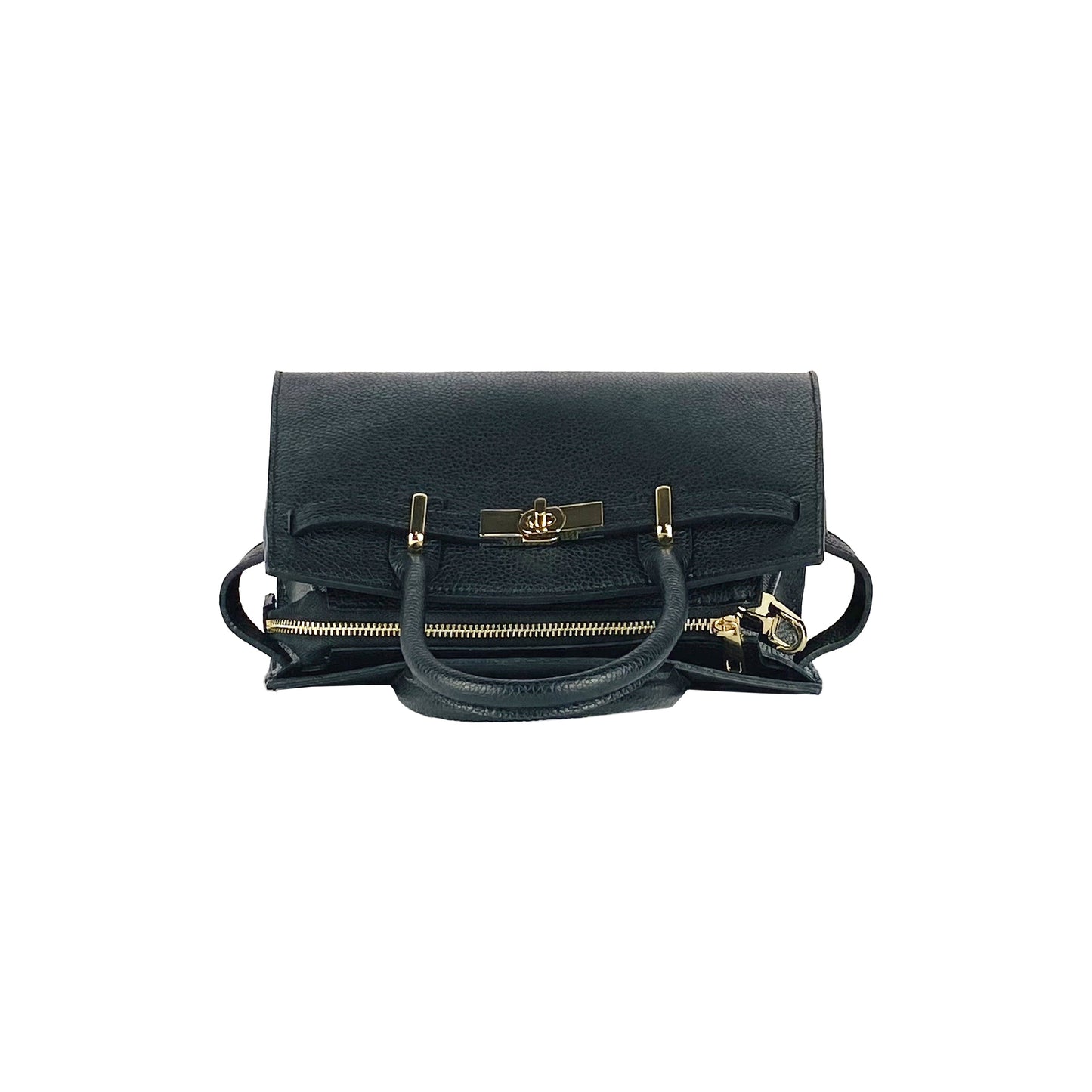 RB1016A | Borsa Donna a Mano in Vera Pelle Made in Italy con tracolla
