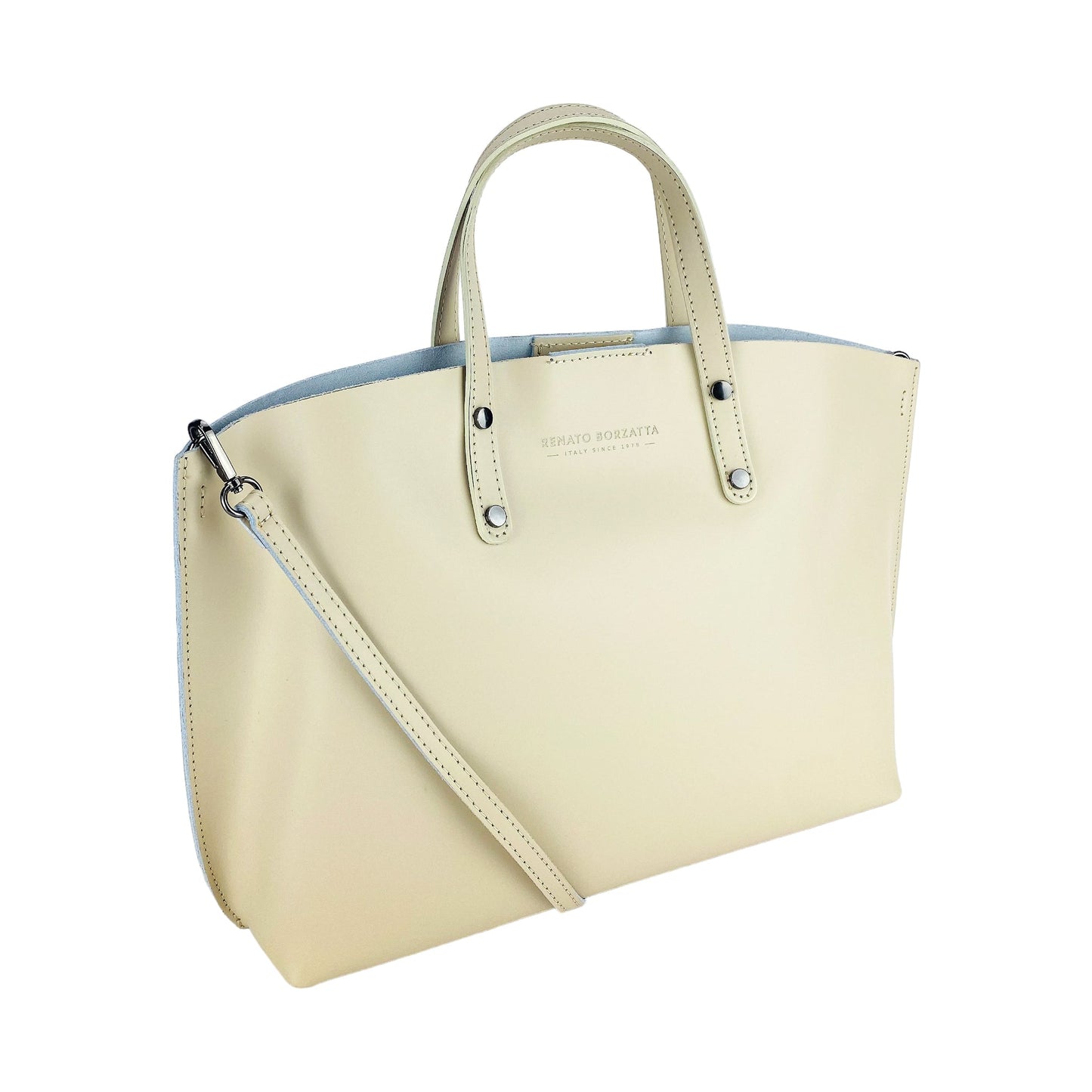 RB1024AL | Borsa Donna a Mano in Vera Pelle Made in Italy con
