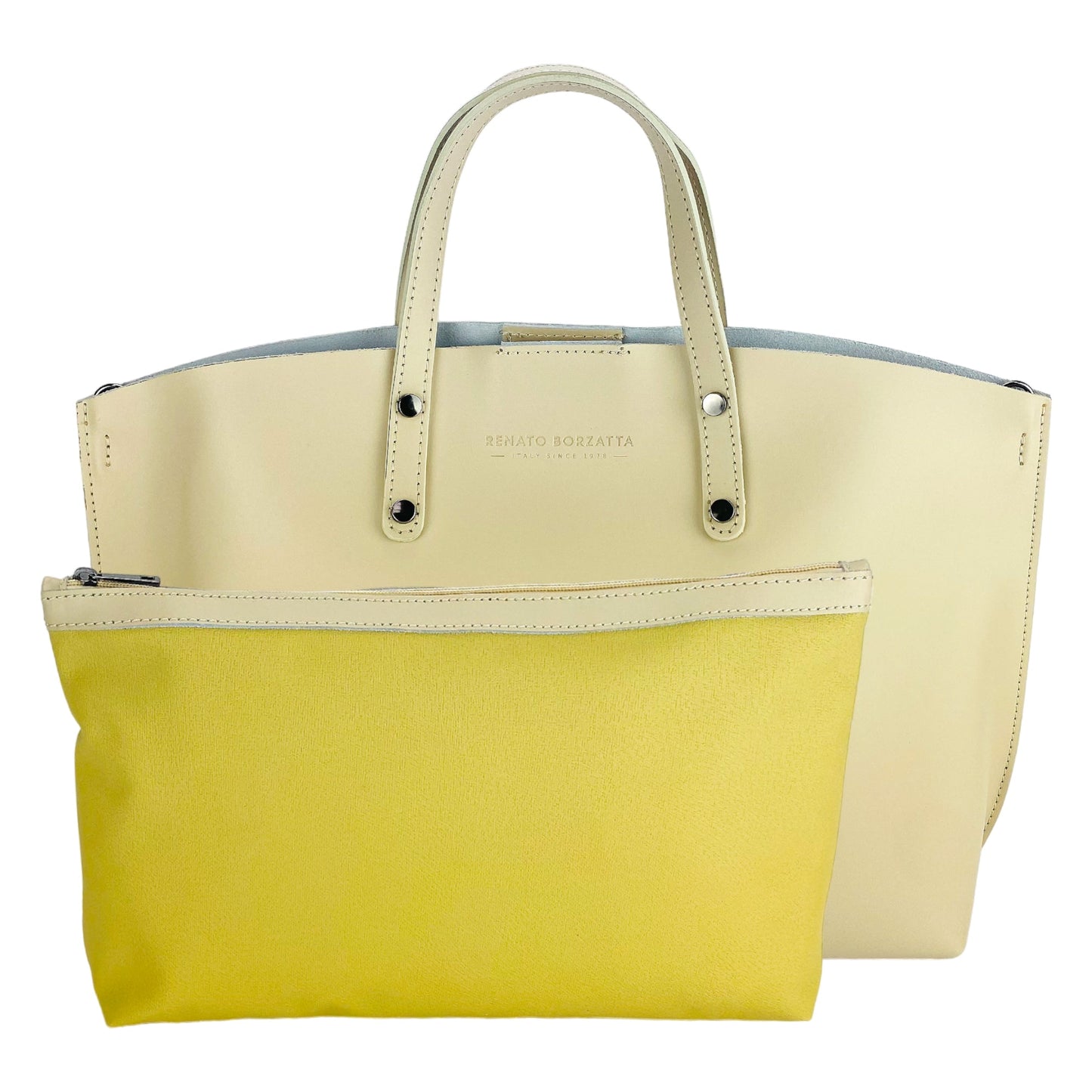 RB1024AL | Borsa Donna a Mano in Vera Pelle Made in Italy con