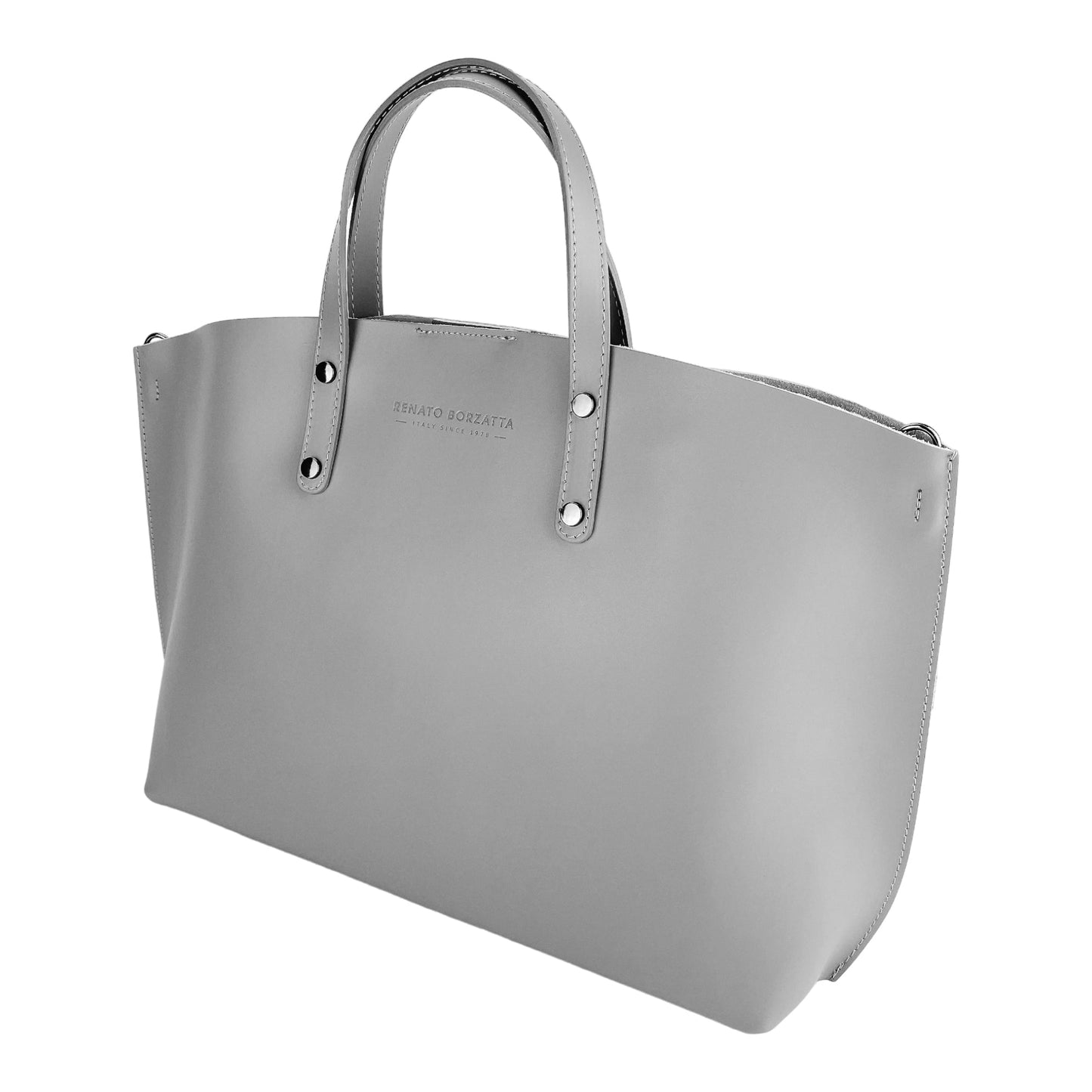 RB1024F | Borsa Donna a Mano in Vera Pelle Made in Italy con tracolla