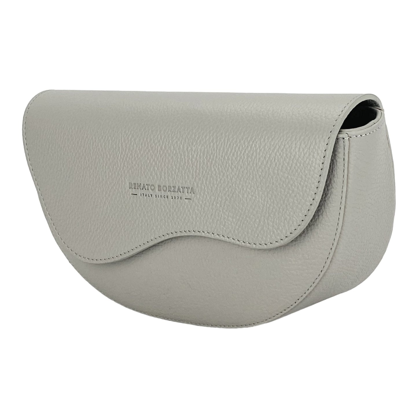 RB1027BO | Borsa Donna a Bandoliera stondata in Vera Pelle Made in