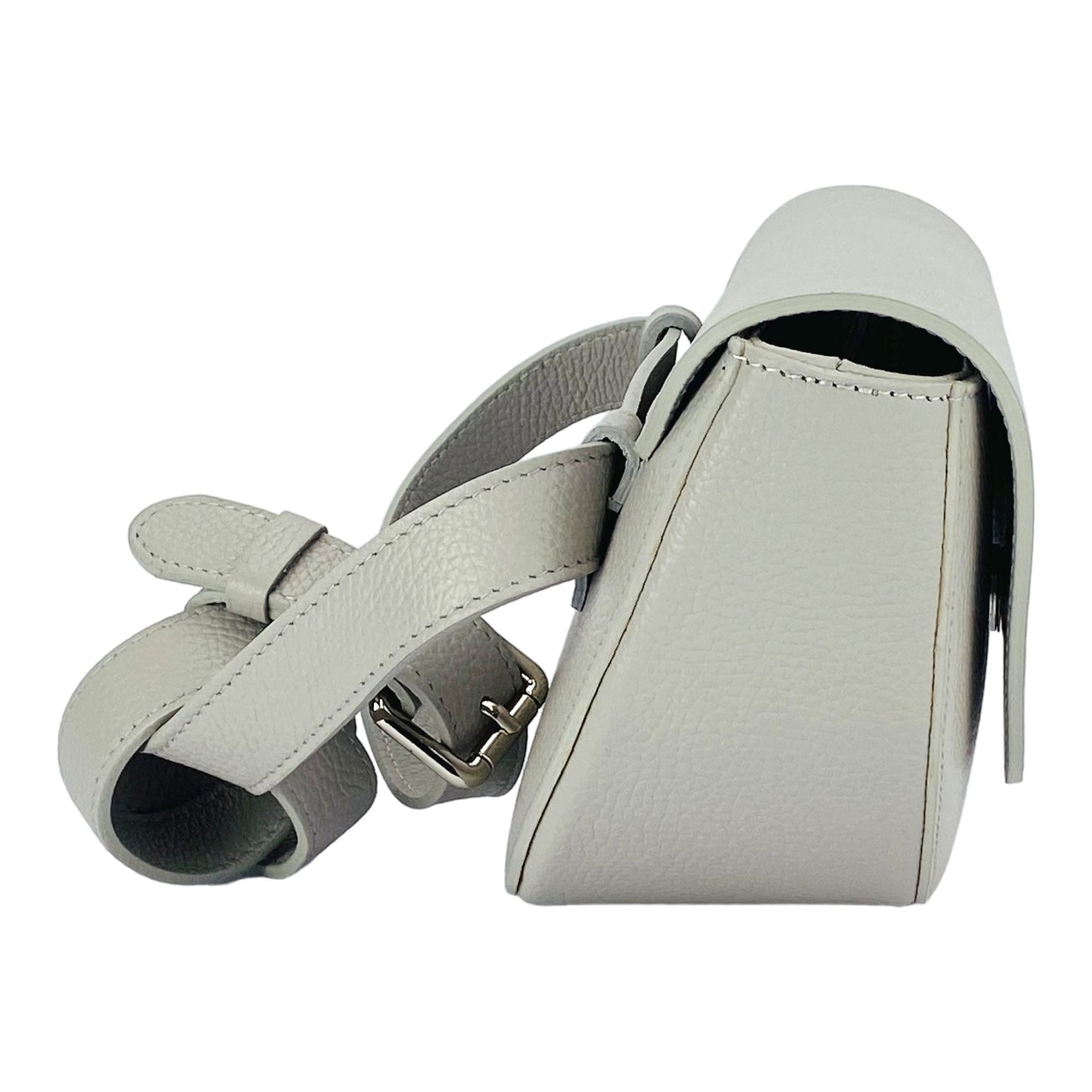 RB1027BO | Borsa Donna a Bandoliera stondata in Vera Pelle Made in