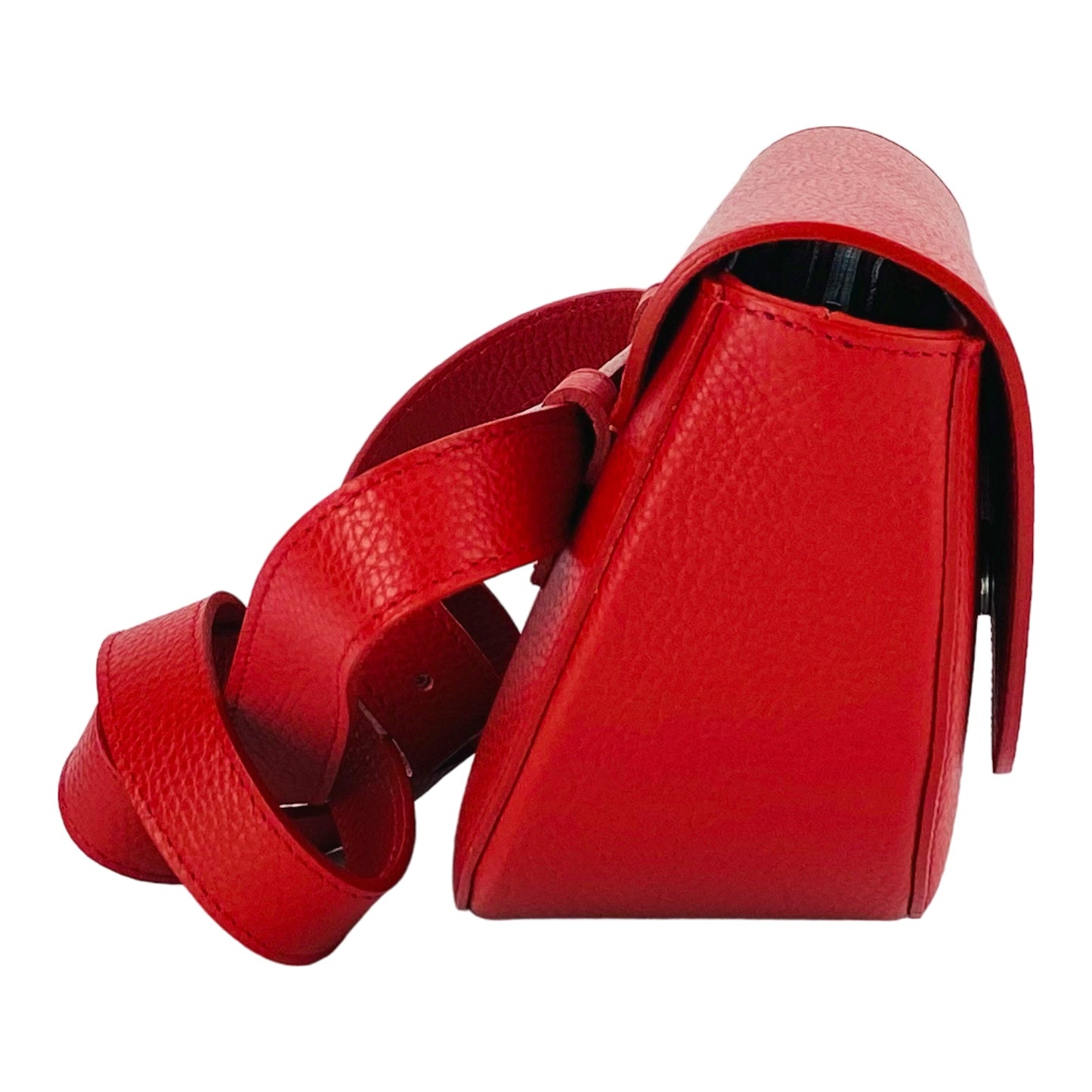 RB1027V | Borsa Donna a Bandoliera stondata in Vera Pelle Made in