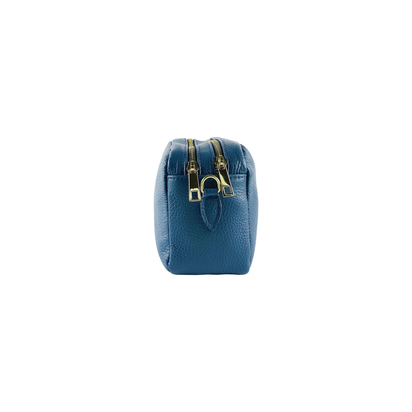 RB1008P | Tracollina Donna Doppia Lampo in Vera Pelle Made in Italy.