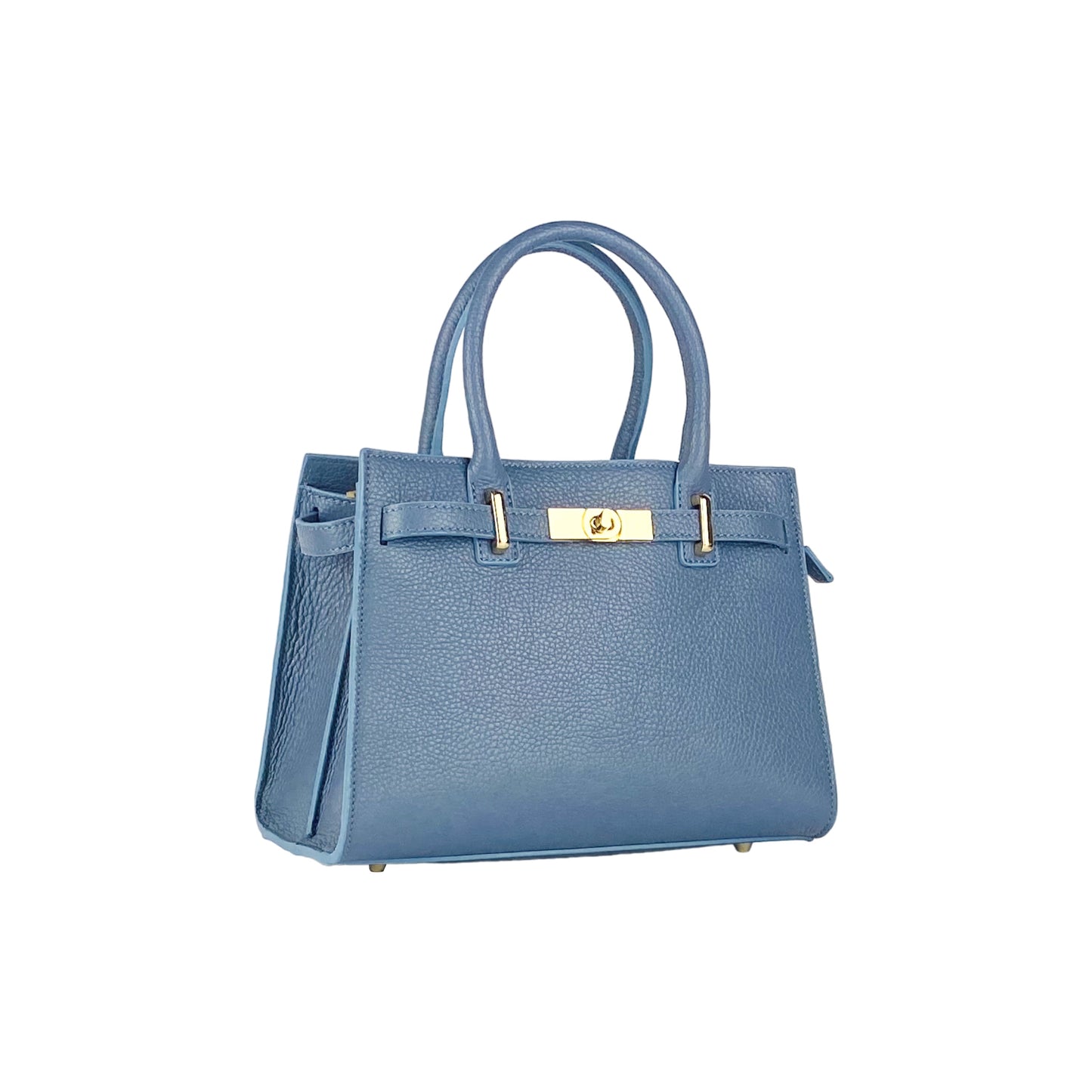RB1016P | Borsa Donna a Mano in Vera Pelle Made in Italy con tracolla