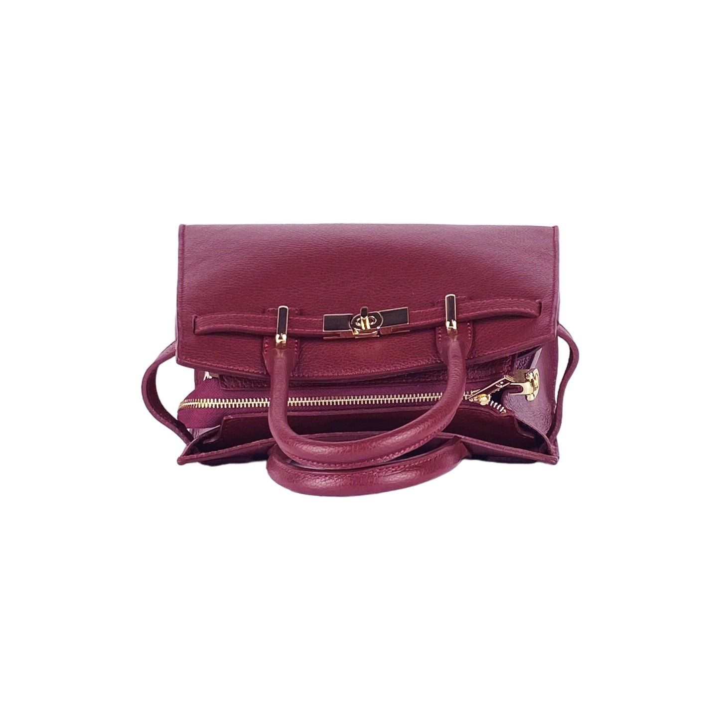 RB1016X | Borsa Donna a Mano in Vera Pelle Made in Italy con tracolla