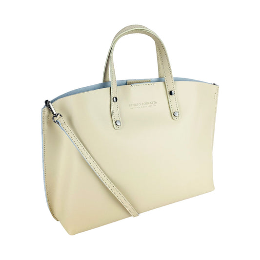RB1024AL  | Borsa Donna a Mano in Vera Pelle Made in Italy con