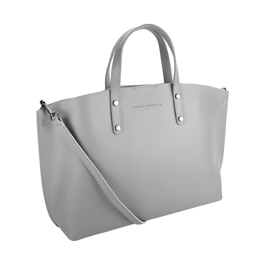 RB1024F  | Borsa Donna a Mano in Vera Pelle Made in Italy con tracolla