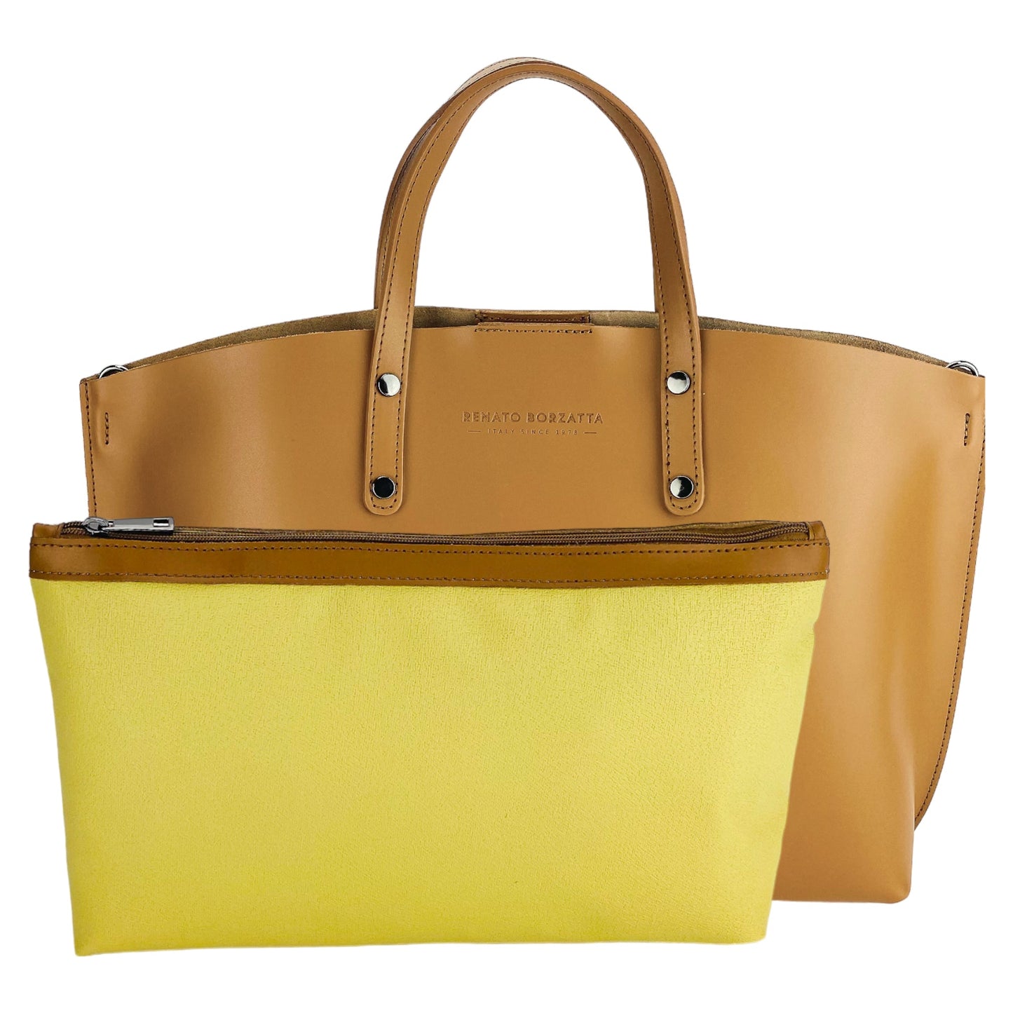 RB1024S  | Borsa Donna a Mano in Vera Pelle Made in Italy con tracolla