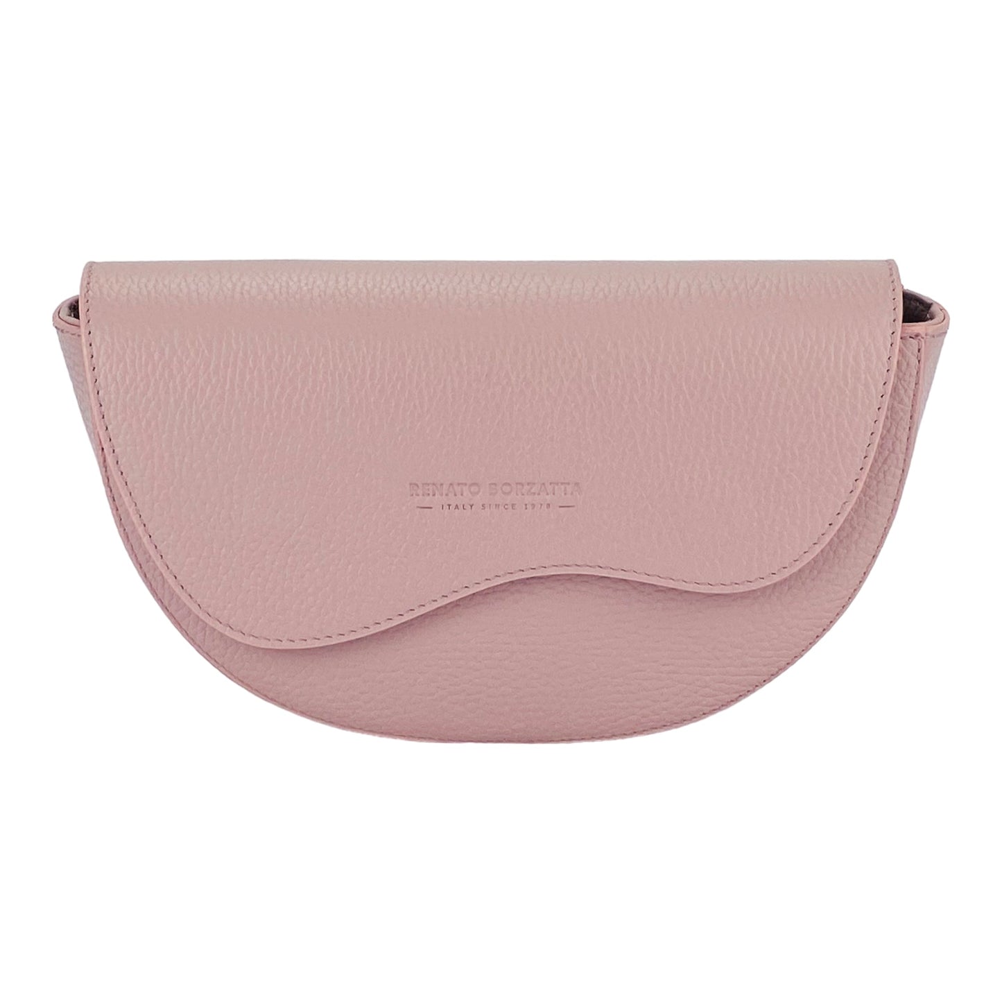 RB1027AZ  | Borsa Donna a Bandoliera stondata in Vera Pelle Made in