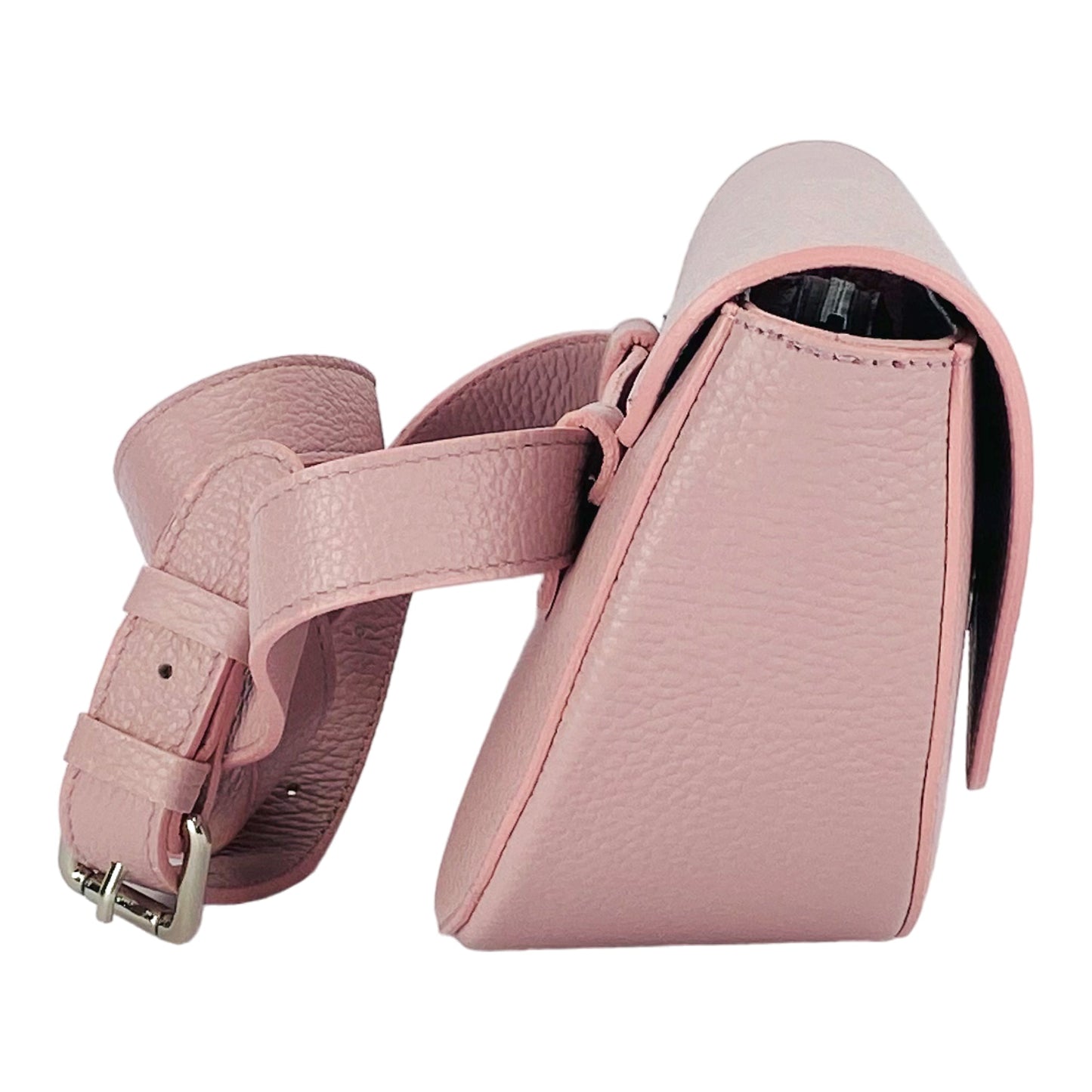 RB1027AZ  | Borsa Donna a Bandoliera stondata in Vera Pelle Made in